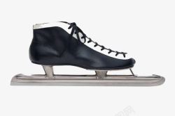 黑色的滑冰鞋素材