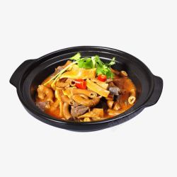 蕃茄牛腩煲煲类石锅类美食牛杂煲高清图片