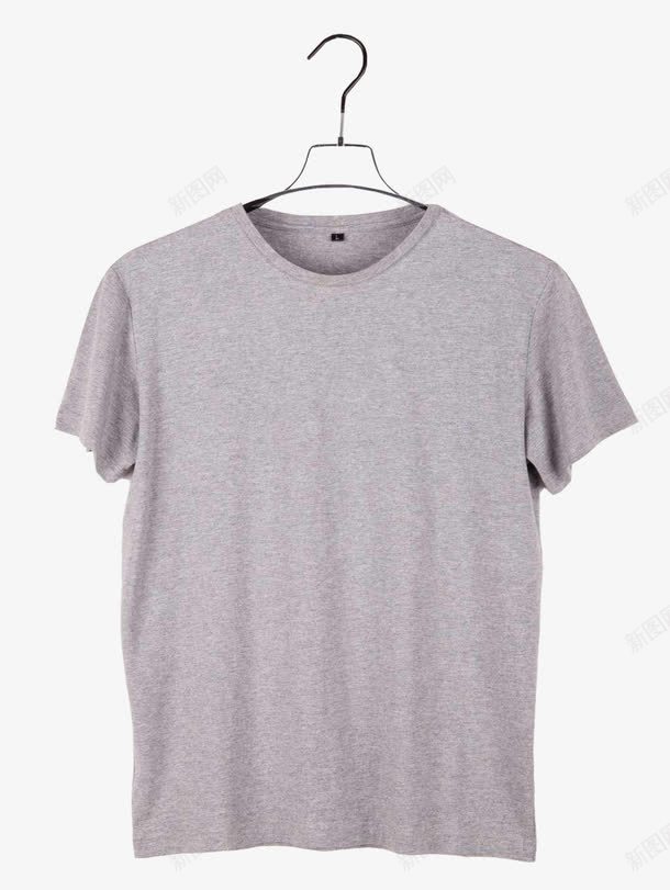 灰色短袖T恤png免抠素材_新图网 https://ixintu.com 半袖 挂着的衣服 服装 灰色上衣 短袖T恤 衣服