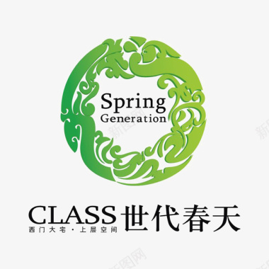 世代春天地产logo图标图标