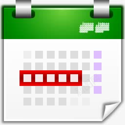 操作视图日历工作时间图标图标