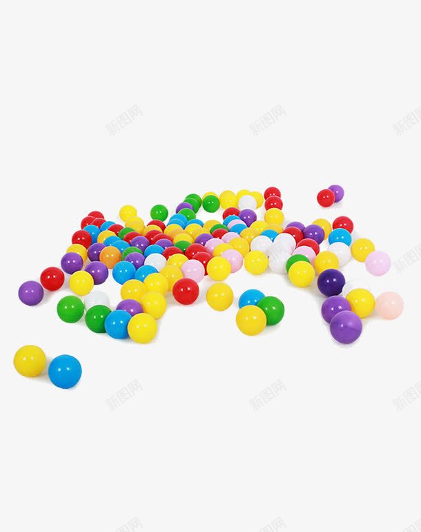 一堆小球png免抠素材_新图网 https://ixintu.com 圆 小球 海洋球 玩具
