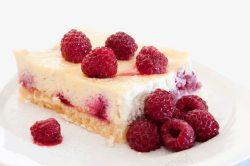 美味虾球芝士芝士树莓蛋糕高清图片