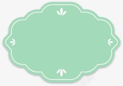 小清新标牌小清新标签标牌图标高清图片
