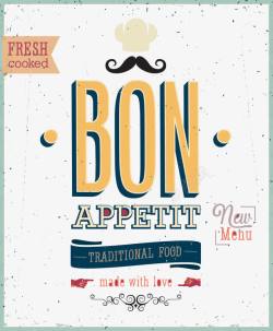 法国鹅肝文化复古餐厅海报宣传单矢量图高清图片