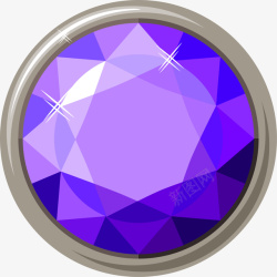 紫色奢华背景奢华紫色圆形宝石高清图片