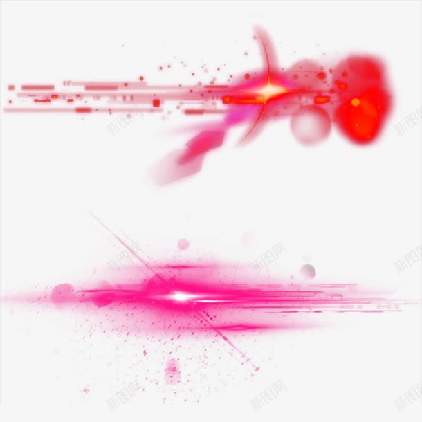 紫色红色光效png免抠素材_新图网 https://ixintu.com 光 光感 光点 炫酷 线条 装饰背景