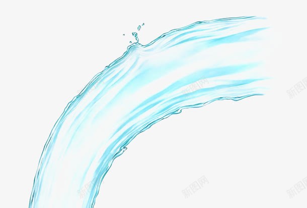 蓝色水流png免抠素材_新图网 https://ixintu.com 水流 水渍 水滩 水滴 蓝色 透明