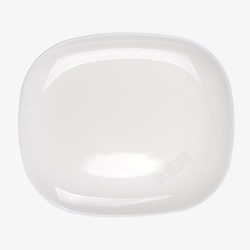 陶瓷碟白色椭圆形餐具碟子高清图片