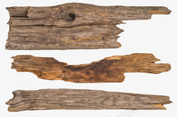 棕色腐朽排列的旧木块实物素材