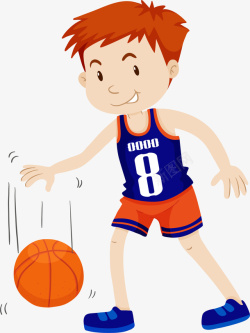开心儿童节儿童节打篮球的男孩高清图片