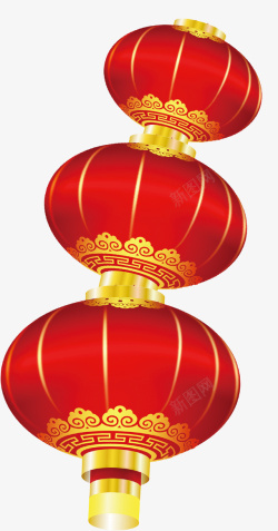 春节节透明背景素材春节红色灯笼矢量图高清图片