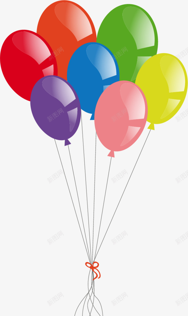儿童节大串多彩气球png免抠素材_新图网 https://ixintu.com 一串气球 儿童节 多彩气球 大串气球 童趣 美丽气球