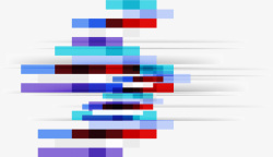 斑斓格子蓝色图案线条高清图片