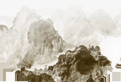 中国山水北京火锅素材