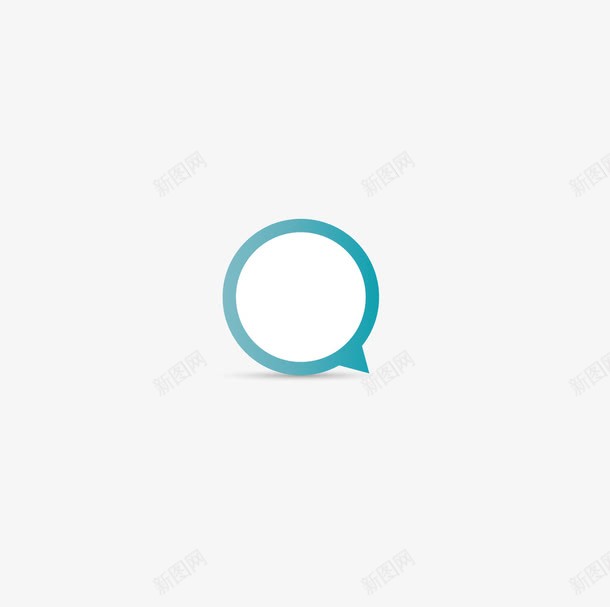 蓝色标记框图标png_新图网 https://ixintu.com PPT元素 PPT模板 汇报册元素 蓝色对话框