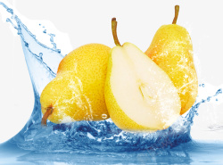 新鲜梨汁美味梨汁健康饮品海报高清图片