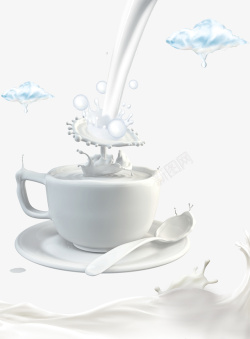 泡奶神器精美牛奶高清图片