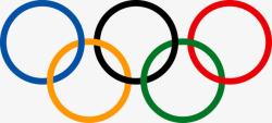 体育圈奥运五环高清图片