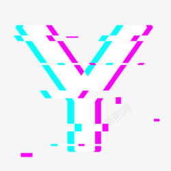三色logo抖音风格英文字母Y高清图片