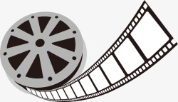 影视公司宣传片复古影视胶卷logo矢量图图标高清图片