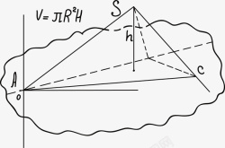 黑板方程式三角手绘类方程式高清图片