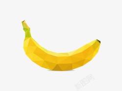 香蕉几何形状素材