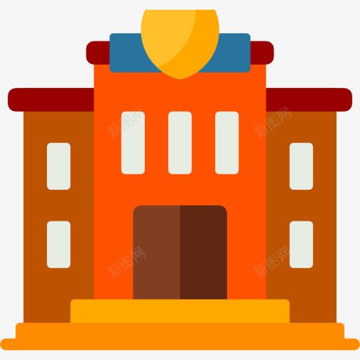 学校图标png_新图网 https://ixintu.com 古迹 大学 学校 学院 建筑 建筑与城市 教室 教育 模板