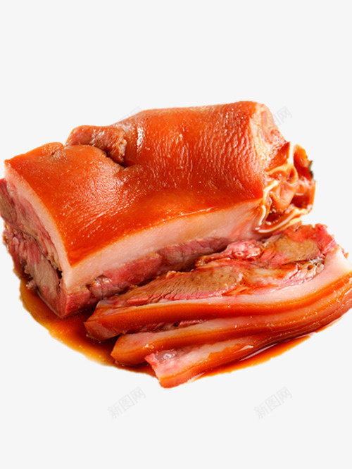 酱卤猪头肉png免抠素材_新图网 https://ixintu.com 免费素材 好吃 猪头肉 美味