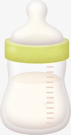 手绘奶嘴奶瓶婴儿素材