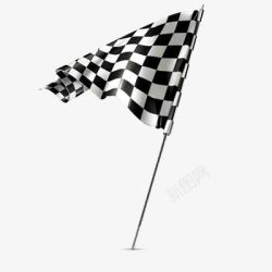 赛车旗帜素材