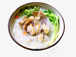 可口主食花甲砂锅粉丝系列高清图片