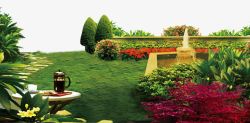 欧式花园设计欧洲花园平面高清图片