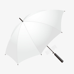 白色打开雨伞图像素材