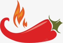蔬菜标志辣椒logo图标高清图片