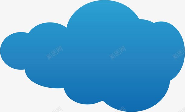 简约云朵图标png_新图网 https://ixintu.com 云朵 卡通装饰 扁平化 矢量图案 蓝天白云 风和日丽