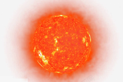 太阳表面图片创意红色太阳表面火焰高清图片