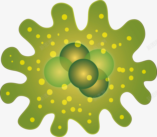 绿色淋巴细胞矢量图ai免抠素材_新图网 https://ixintu.com 创意 卡通 微生物 手绘 水彩 淋巴 生物结构 细胞 细胞结构 结构细胞 绿色 设计 矢量图