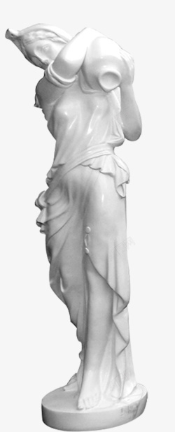 欧式女神流水喷泉人物不锈钢雕塑素材