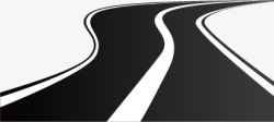 斑马设计高速公路矢量图高清图片