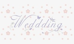 婚礼平面设计wedding艺术字高清图片