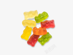 小熊糖果小熊形状零食糖果高清图片