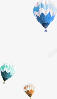 远景热气球升空素材