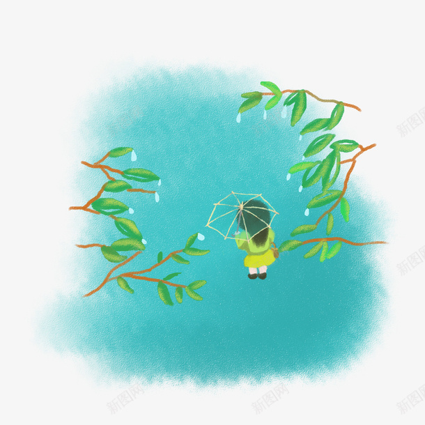 游玩的小朋友png免抠素材_新图网 https://ixintu.com PNG 春天 植物 游玩 绿色的叶子