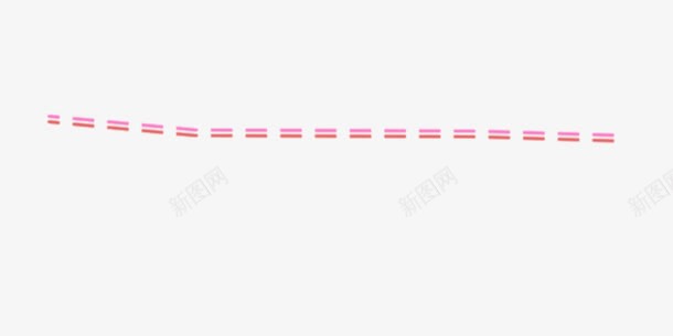 简约双重粉色曲线png免抠素材_新图网 https://ixintu.com 分割线 分隔 曲线 点状 粉色 线条 虚线 虚线分割线