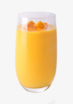 芒果欧蕾饮品芒果鲜奶的实物产品高清图片