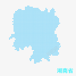 湖南省地图素材