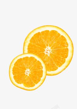 切片橙子实物图案素材