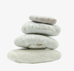 冥想叠加的石头高清图片