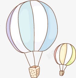 卡通热气球png免抠素材_新图网 https://ixintu.com 卡通 小清新 热气球